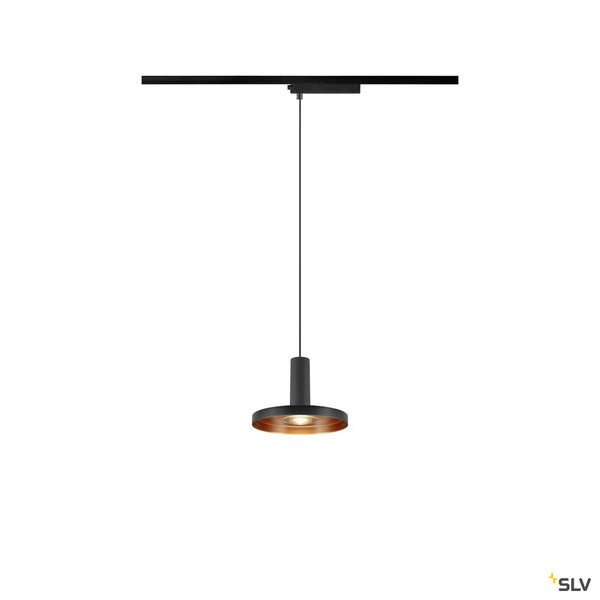 SLV 1010288 LALU®, 1~Pendelleuchte, PHASE, LED Base, Mix&Match, Pendellänge 200 cm, 2700/3000K, 40°, schwarz