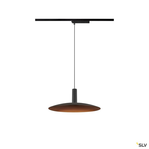 SLV 1010288 LALU®, 1~Pendelleuchte, PHASE, LED Base, Mix&Match, Pendellänge 200 cm, 2700/3000K, 40°, schwarz