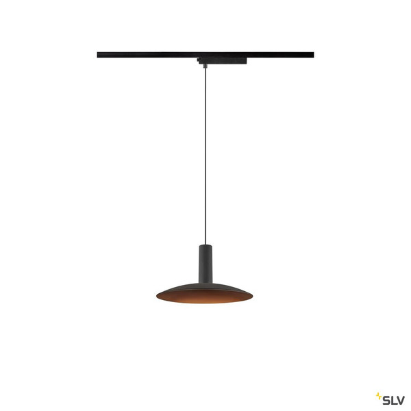 SLV 1010288 LALU®, 1~Pendelleuchte, PHASE, LED Base, Mix&Match, Pendellänge 200 cm, 2700/3000K, 40°, schwarz