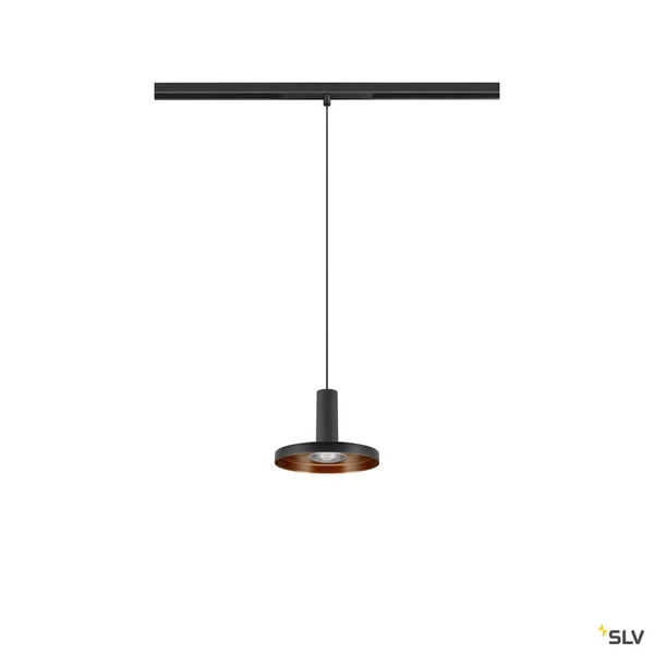 SLV 1010289 LALU®, 48V Pendelleuchte, DALI, LED Base, Mix&Match, Pendellänge 200 cm, 2700/3000K, 40°, schwarz