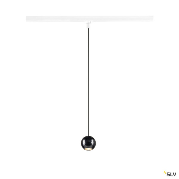 SLV 1010325 DYSKO, 1~ Pendelleuchte, PHASE, Pendellänge 200 cm, 2700K, 36°, weiß / schwarz