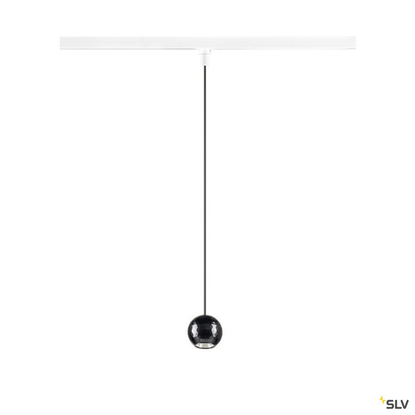 SLV 1010325 DYSKO, 1~ Pendelleuchte, PHASE, Pendellänge 200 cm, 2700K, 36°, weiß / schwarz