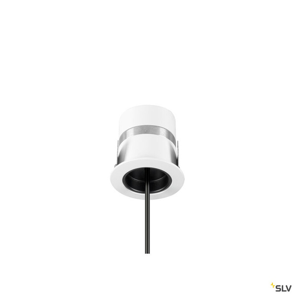 SLV 1010360 DYSKO, Pendelleuchte, PHASE, Pendellänge 200 cm, 2700K, 36°, weiß / schwarz