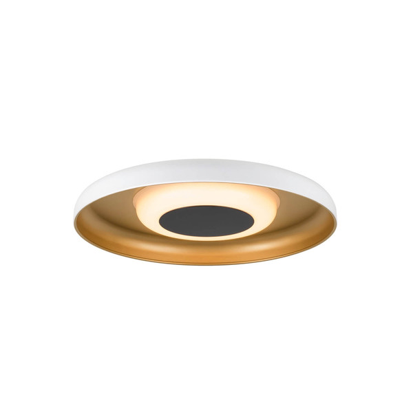 SLV 1010365 MOTUNA, CW, Phase, Wand- und Deckenaufbauleuchte, rund, 2700K, 10W, 130°, weiß / goldfarben