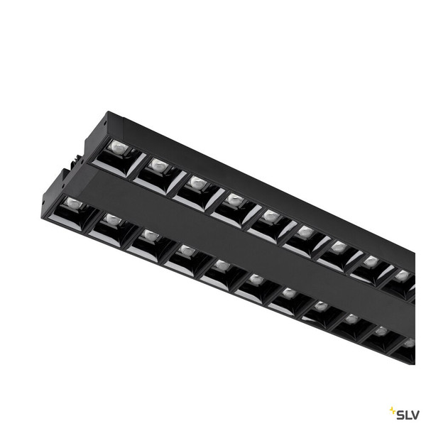 SLV 1010387 SIGHT EVO, 3~ Spot, DALI, double, rechteckig, 3000K, 25 W, 60°, schwarz