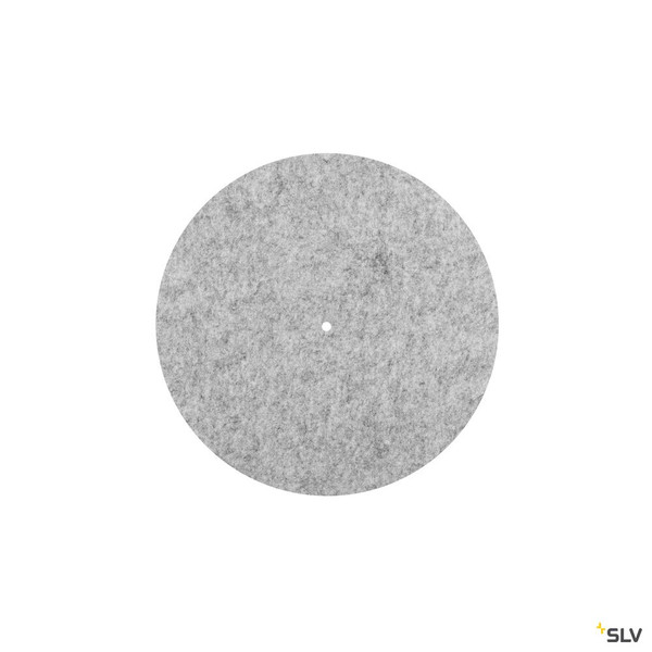SLV 1010407 GRIP! FLAT, Felt shade Ø50cm x 0,6cm, grau