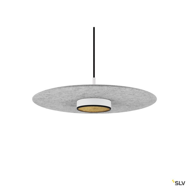 SLV 1010407 GRIP! FLAT, Felt shade Ø50cm x 0,6cm, grau