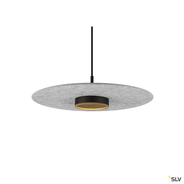 SLV 1010407 GRIP! FLAT, Felt shade Ø50cm x 0,6cm, grau