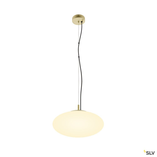 SLV 1010414 OLYPSO 40, Pendelleuchte, E27, Pendellänge 400 cm, 1 x max. 40 W, gold