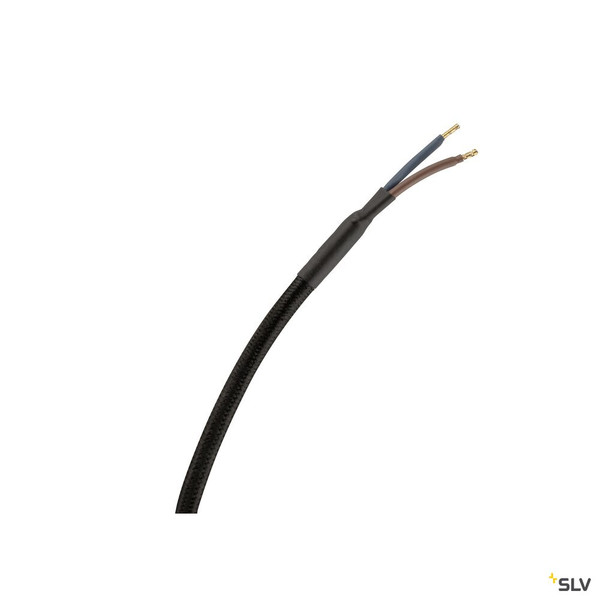 SLV 1010421 FITU PD, E27, ribbed, Pendelleuchte, Pendellänge 500 cm, offenes Kabelende, 1 x max. 15 W, gold