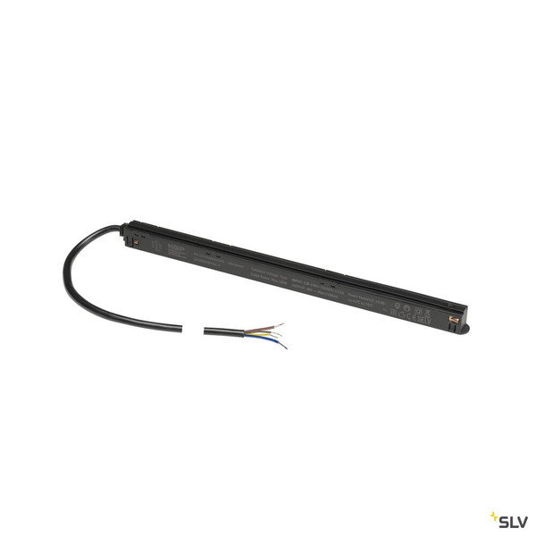 SLV 1010446 48V SYSTEM, Intrack LED Treiber, 48VDC, 100 W, inkl. 300 cm Anschlusskabel für 220-240VAC und DALI-Durchverdrahtung, schwarz