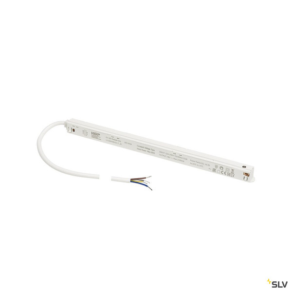 SLV 1010447 48V SYSTEM, Intrack LED Treiber, 48VDC, 100 W, inkl. 300 cm Anschlusskabel für 220-240VAC und DALI-Durchverdrahtung, weiß