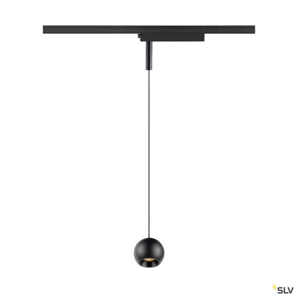 SLV 1010452 LIGHT EYE® 2.0, 1~ Pendelleuchte, Pendellänge 200 cm, 2700 K, 30°,, schwarz