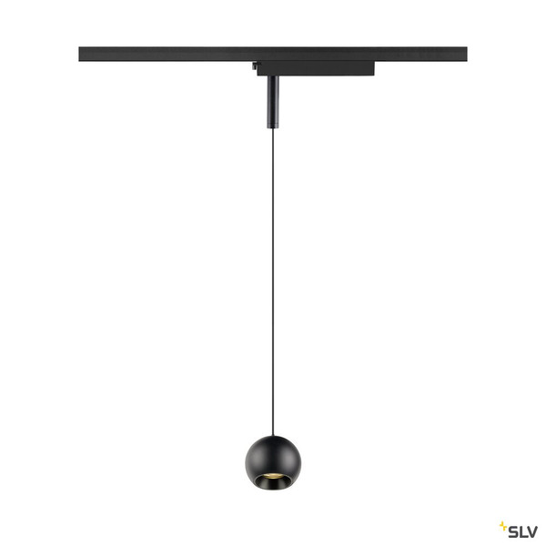 SLV 1010454 LIGHT EYE® 2.0, 1~ Pendelleuchte, Pendellänge 200 cm, 3000 K, 30°,, schwarz