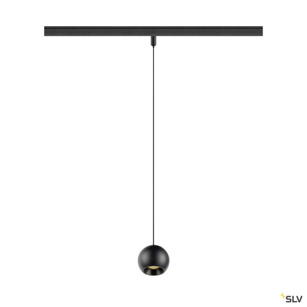 SLV 1010462 LIGHT EYE® 2.0, 48V Pendelleuchte, DALI, Pendellänge 200 cm, 3000K, 30°, schwarz