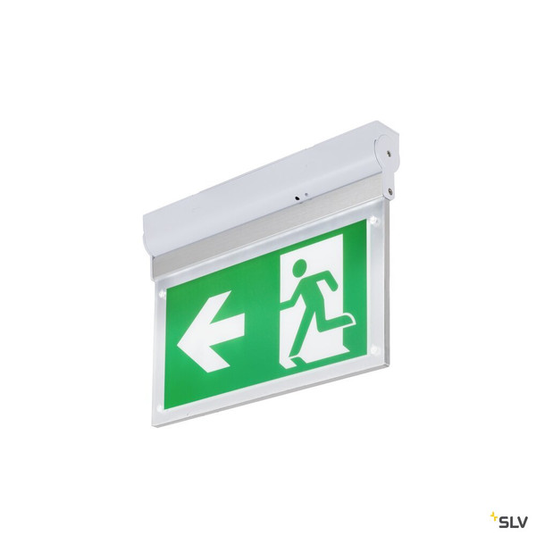 SLV 1010504 P-LIGHT, Wand- und Deckenaufbauleuchte, rechteckig, 6000K, 3 W, weiß / transparent