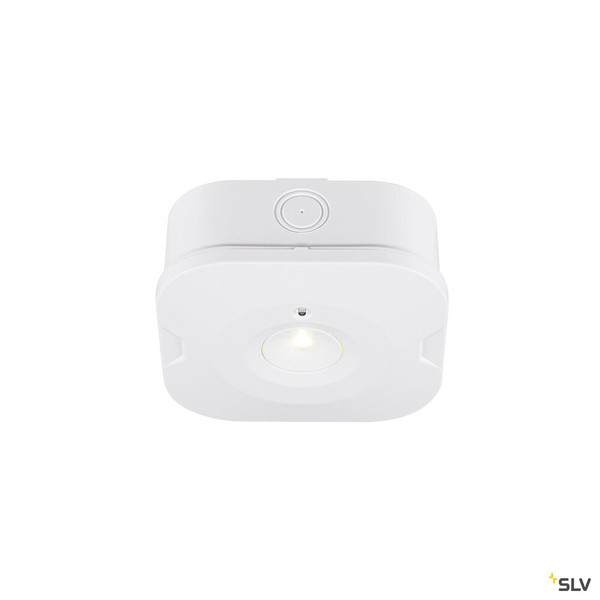 SLV 1010508 P-LIGHT, Deckenaufbauleuchte, quadratisch, 6000K, 1.2 W, weiß