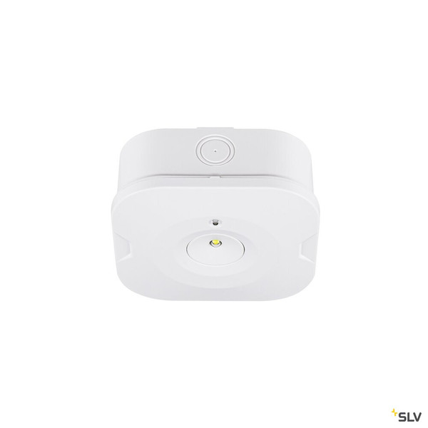 SLV 1010508 P-LIGHT, Deckenaufbauleuchte, quadratisch, 6000K, 1.2 W, weiß