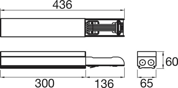 SLV 1010551 EASYLIGHT FOB 300 7 25 BK, Feed out Box 300mm, 7 pole, 2,5mm2 SLVtec