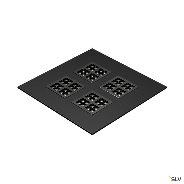 SLV 1010715 PAVANNO, 600 45 830/840/850 WB BK UGR19 DALI