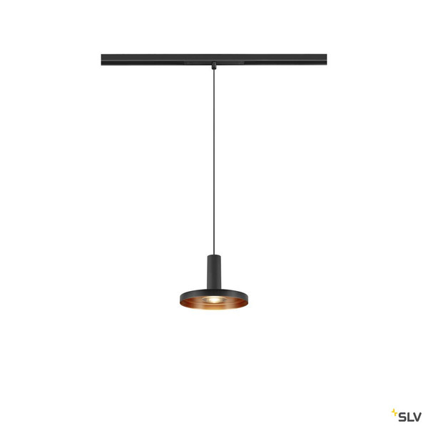 SLV 1010803 LALU® SET, 48V Pendelleuchte, LED Base, TETRA 14, DALI, Pendellänge 200 cm, 2700/3000K, 40°, schwarz