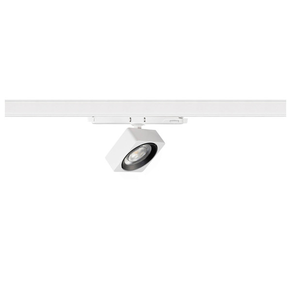 SLV 1010845 EURO CUBE 2 M, 3-Phasen Spot, rechteckig, 4000K, 14W, DALI 2, 40°, weiß / schwarz