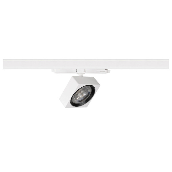 SLV 1010852 EURO CUBE 2 L, 3-Phasen Spot, rechteckig, 3000K, 21W, DALI 2, 40°, weiß / schwarz