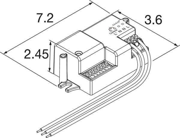 SLV 1010934 BATTEN Flat P Microwave sensor, on off, max 5m SLVtec