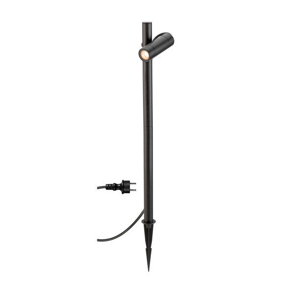SLV 1011034 HELIA SLIM Pole, single, LED Outdoor Stehleuchte, IP65, 2200K, schwarz