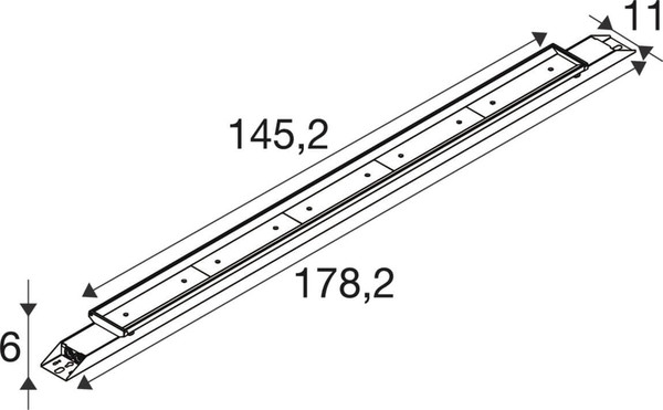 SLV 1011177 BATTEN INDUSTRY C, 1782 228 840 WB ML WH SLVtec