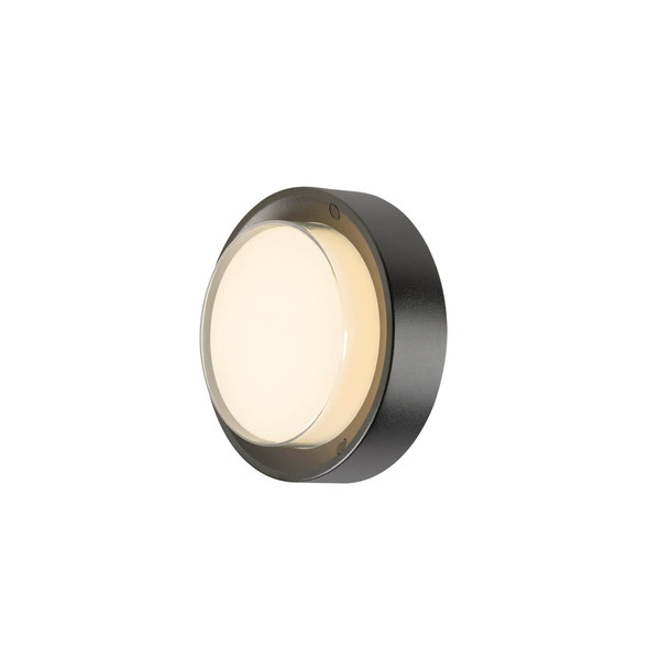 SLV 1011261 AINOS SLIDE WL, Wandaufbauleuchte, rund, Phase, 2700/3000K, 11W, IP65, schwarz