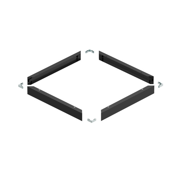 SLV 1011270 Surface Mounting Frame, 600 BK SLVtec