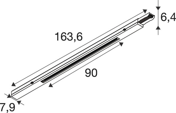 SLV 1011548 EASYLIGHT, 1500 3PH TRACK BK SLVtec