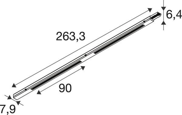 SLV 1011550 EASYLIGHT, 2500 3PH TRACK BK SLVtec