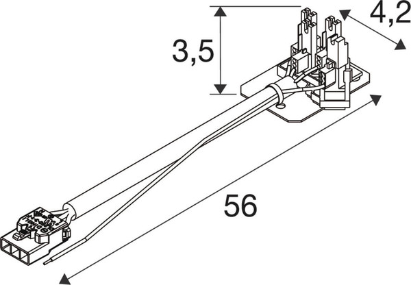 SLV 1011660 RETRO, CON 4P005 Connector 4-Plug EM SLVtec