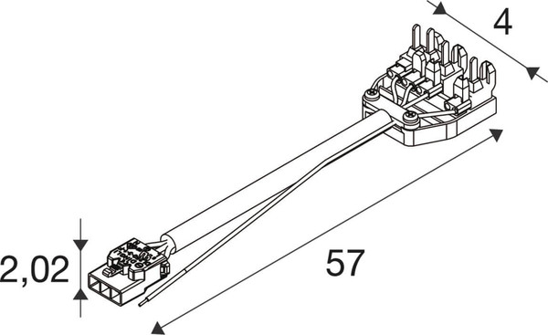 SLV 1011661 RETRO, CON 4P006 Connector 4-Plug EM SLVtec