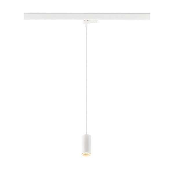 SLV 1011726 ENOLA 2.0 M, 3-Phasen Pendelleuchte, Single, GU10 MINI, PAR11, weiß