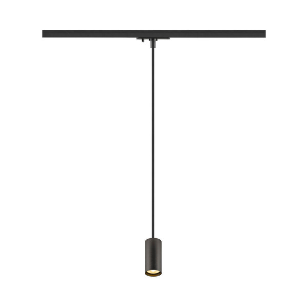 SLV 1011727 ENOLA 2.0 M, 1-Phasen Pendelleuchte, Single, GU10 MINI, PAR11, schwarz