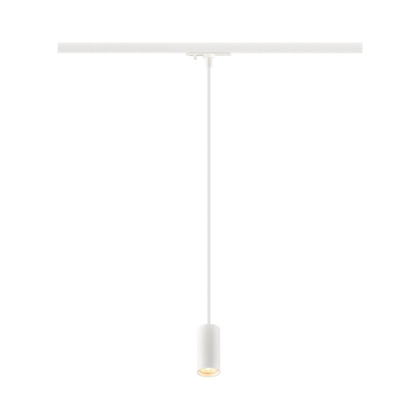 SLV 1011728 ENOLA 2.0 M, 1-Phasen Pendelleuchte, Single, GU10 MINI, PAR11, weiß