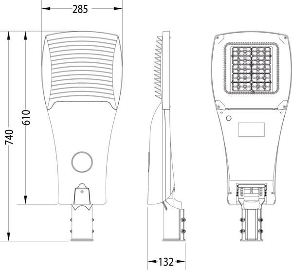 SLV 1011733 STREET A, MIDI 180 730 LENS710 SLVtec