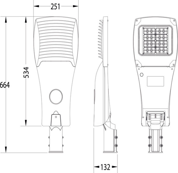 SLV 1011736 STREET A, MINI 135 740 LENS710 SLVtec