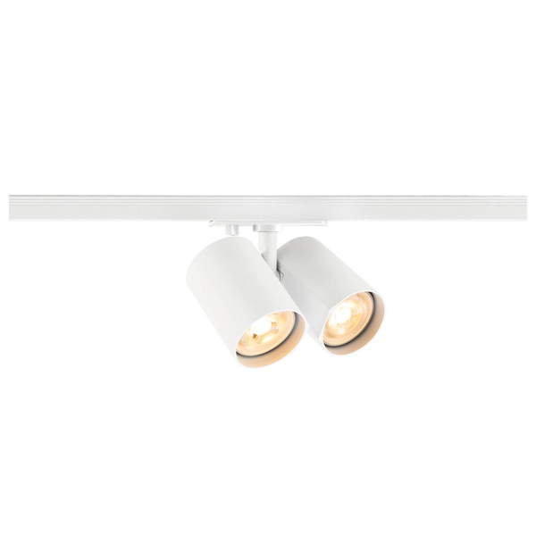 SLV 1011762 BIMA 2.0, 1-Phasen Spot, Double, QPAR51, weiß
