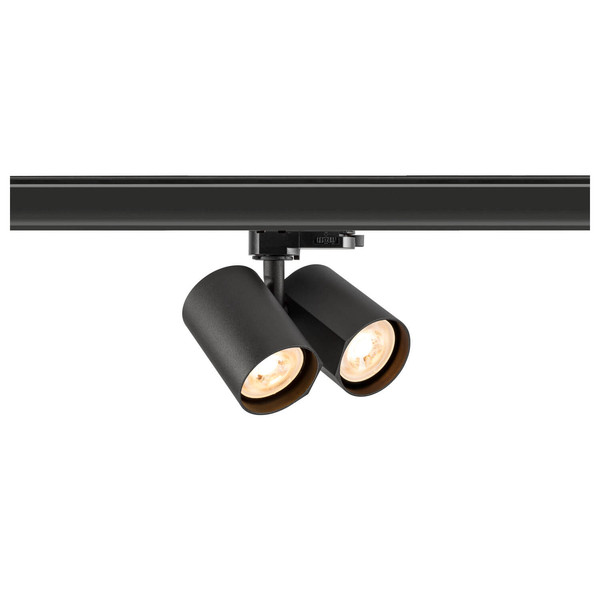 SLV 1011765 BIMA 2.0, 3-Phasen Spot, Double, QPAR51, schwarz