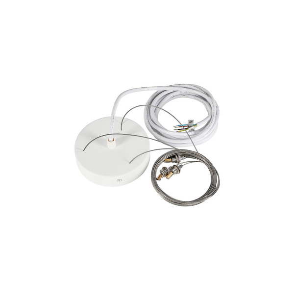 SLV 1011780 MEDO 2 Abhängeset, 1,5 m Pendellänge, Zentral, weiß
