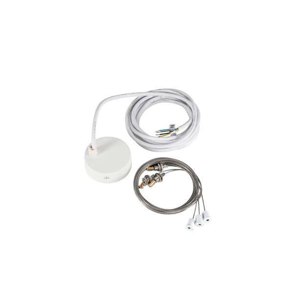 SLV 1011784 MEDO 2 Abhängeset, 3 m Pendellänge, Parallel, weiß