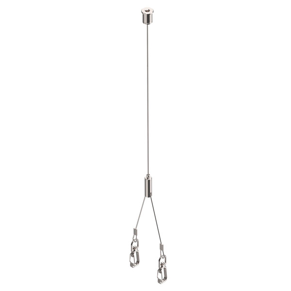 SLV 1011842 BATTEN INDUSTRY C+P, SCK 2000 Steel Cable Suspension Kits 2000MM SLVtec