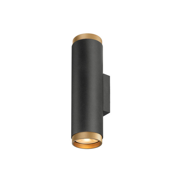SLV 1011882 GRIP! L, Wandaufbauleuchte, UP/DOWN, QPAR51, 2 x 6W, schwarz