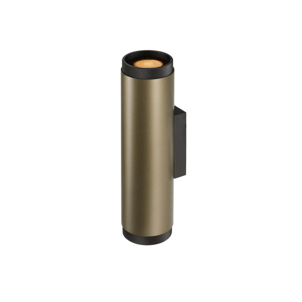 SLV 1011883 GRIP! L, Wandaufbauleuchte, UP/DOWN, QPAR51, 2 x 6W, bronze