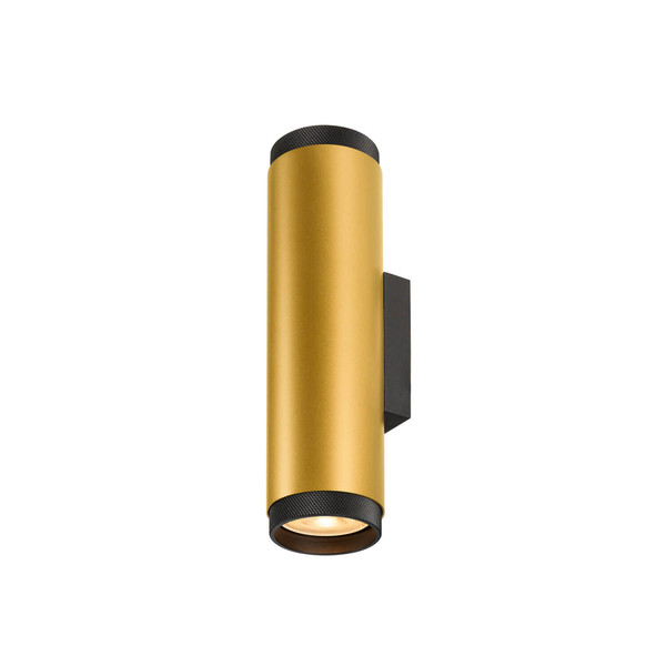 SLV 1011884 GRIP! L, Wandaufbauleuchte, UP/DOWN, QPAR51, 2 x 6W, gold