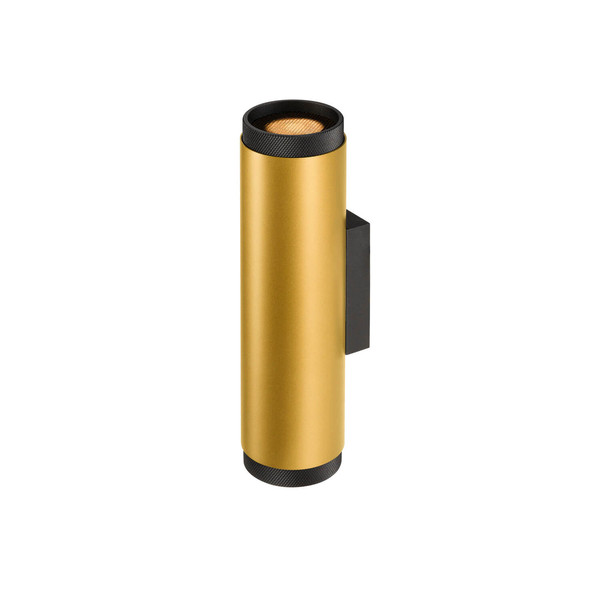 SLV 1011884 GRIP! L, Wandaufbauleuchte, UP/DOWN, QPAR51, 2 x 6W, gold